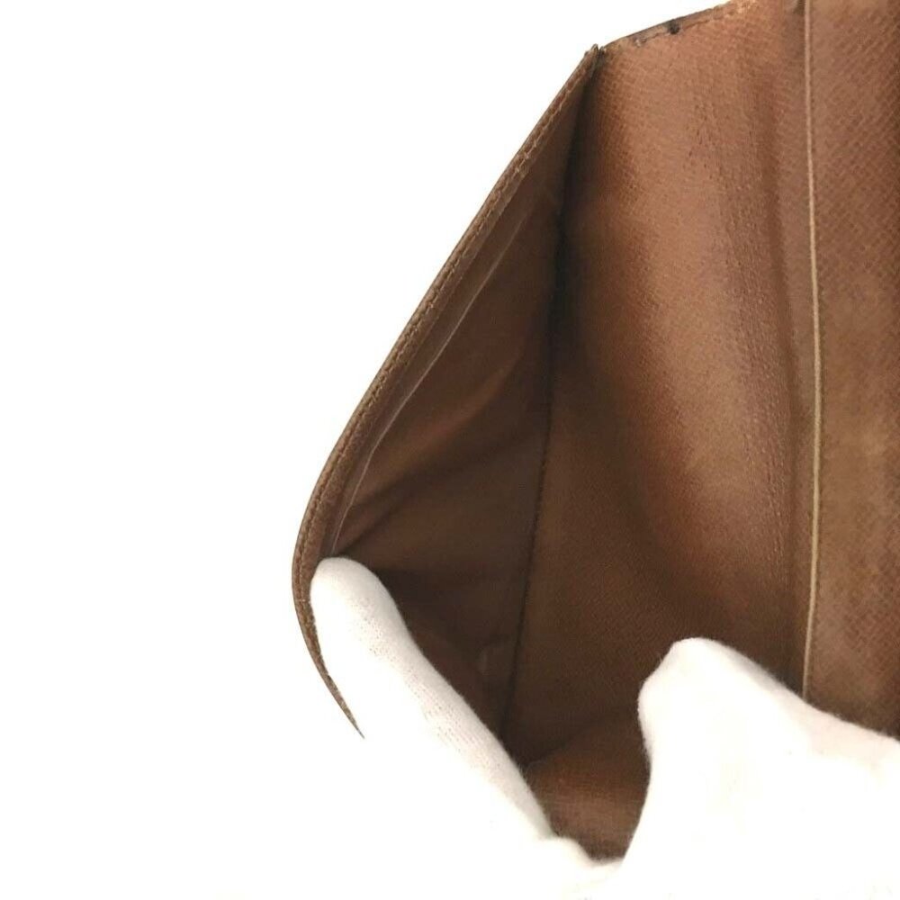 560072A V Louis Vuitton Wallet Long Porte Cartes Credit Yen Bifold Monogram - Picture 6 of 9